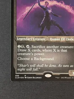 MTG - 1x Shadowheart Dark Justiciar - NM Etched Foil - Commander Baldur's Gate - Image 3