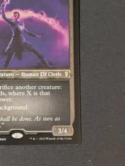 MTG - 1x Shadowheart Dark Justiciar - NM Etched Foil - Commander Baldur's Gate - Image 4