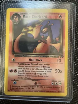 Pokemon Dark Charizard 21/82 Non-Holo Rare MP - Image 1