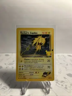 Rocket's Zapdos 15/132 - Celebrations: Classic Collection Pokemon TCG Holo - NM - Image 2