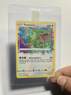 Rayquaza 138/185 (NM) Amazing Rare Sword & Shield: Vivid Voltage 2020 Pokemon - Image 3