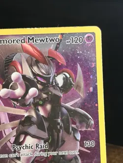 Pokemon TCG Armored Mewtwo Holo Black Star Promo SM228 - Image 4