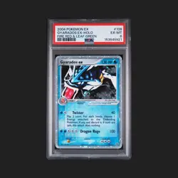PSA EX-MT 6 Pokemon TCCG Gyarados ex 109/112 FireRed & LeafGreen Holo (Swirl) - Image 1