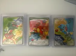 Pokemon TCG First Partner Illustration Collection Series 1 Kanto GEN 1 Starters - Image 1