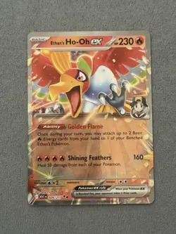 Pokemon TCG Ethan’s Ho-Oh ex 026/217 Ascended Heroes - Pack Fresh NM/M - Image 1
