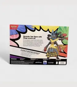 Pokemon TCG Ascended Heroes Mega Lucario Premium Poster Collection Box Sealed - Image 2