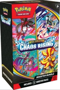Pokemon Chaos Rising Booster Bundle 6 Packs Sealed PRESALE - Image 2