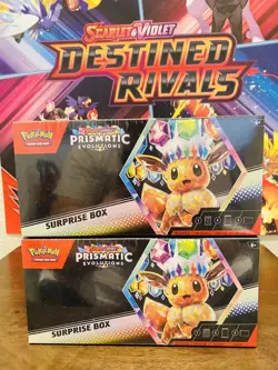 Pokemon TCG Prismatic Evolutions Surprise Box Sealed (Lot Of 2) - Image 1
