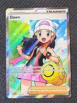 Dawn 118/094 NM Pokemon Full Art Trainer Phantasmal Flames Ultra Rare - Image 1