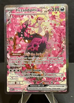 Pokemon TCG Fezandipiti Ex 288/217 Special Illustration Rare Ascended Heroes - Image 1