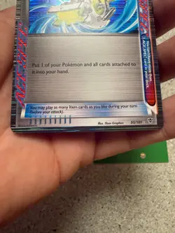 Pokemon TCG: 2013 Plasma Blast Scoop Up Cyclone 95/101 ACE SPEC Holo Rare NM - Image 3