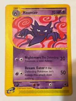 Pokemon TCG Expedition Base Set Haunter 80/165 Uncommon LP - Image 1