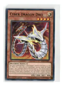 3x Cyber Dragon Drei - SDCS-EN005 1st Edition - YuGiOh-LP - Image 1
