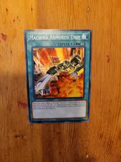 Yugioh! TCG Machina Armored Unit - SR10-EN025 - Common 1st Edition Near Mint - Image 1