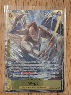 Wyper OP15-114 Alt Art Holo One Piece Card TCG Sky Island English NM - Image 1