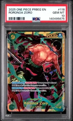 One Piece - Roronoa Zoro - Secret - OP06-118 - PSA 10 Gem Mint - Image 1