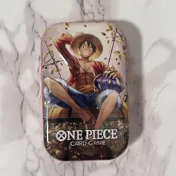 One Piece Bundle of 4 - 1x OP13 Promo Tin + 3x OP14 Sleeved Blister Booster Pack - Image 2