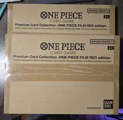 2x Lot One Piece Premium Collection FILM RED Edition English Sealed - Image 1