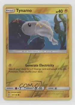 Tynamo Reverse Foil Pokemon Sun & Moon Unified Minds #64 - Image 1