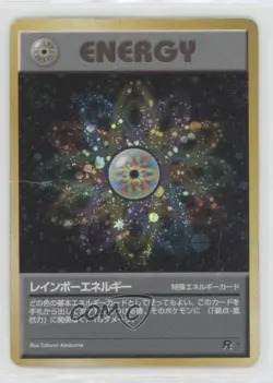 Rainbow Energy Holo Japanese Pokemon Rocket Gang 1997 READ - Image 1