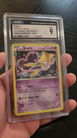 JIRACHI HOLO RADIANT COLLECTION - CGC 9 - 2016 POKEMON GENERATIONS - #RC13/RC32 - Image 2