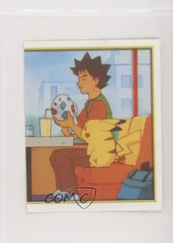 Brock Pikachu (Right Half) Merlin Pokemon Album Stickers #192 2000 - Image 1