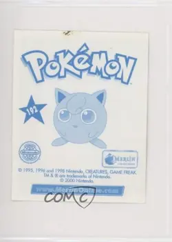 Brock Pikachu (Right Half) Merlin Pokemon Album Stickers #192 2000 - Image 2