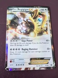 Regigigas EX, Pokemon Next Destinies Ultra Rare, 82/99 - Image 1