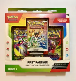 Pokemon First Partner Illustration Collection Series 1 Sealed - Image 1