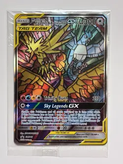 Pokemon Moltres Zapdos Articuno GX Holo Black Star Promo SM210 SM English - Image 1