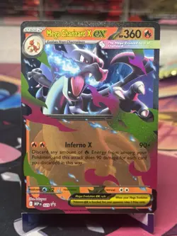 Pokemon TCG Mega Charizard X EX MEP 029 Black Star Promo NM - Image 1