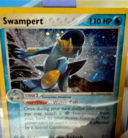 2003 Pokemon DOUBLE HOLOUU Swampert 13/109 Ruby and Sapphire!! - Image 1