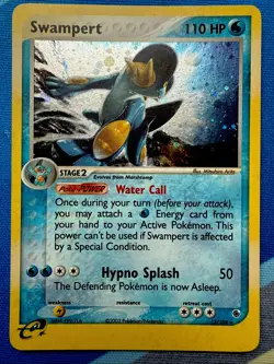 2003 Pokemon DOUBLE HOLOUU Swampert 13/109 Ruby and Sapphire!! - Image 2