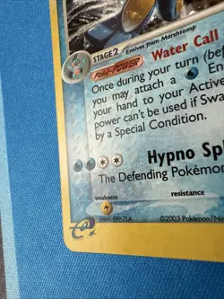 2003 Pokemon DOUBLE HOLOUU Swampert 13/109 Ruby and Sapphire!! - Image 5