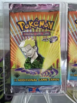 Pokemon Gym Heroes First Ed - EMPTY Booster Packs - Image 4