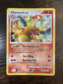 Pokemon TCG - Charizard Holo Rare 1/99-Near Mint-Platinum Arceus - Image 1