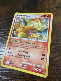 Pokemon TCG - Charizard Holo Rare 1/99-Near Mint-Platinum Arceus - Image 2