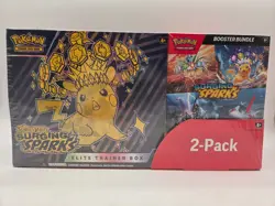Pokemon Surging Sparks Costco 2-Pack - Elite Trainer Box (ETB) + Booster Bundle - Image 1