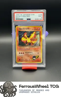 Rocket'S Moltres #146 - 1998 Pokemon Japanese Gym - PSA 9 - Image 1