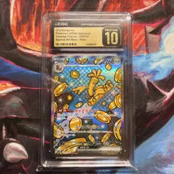 🔥CGC PRISTINE 10🔥GHOLDENGO EX POKEMON KOREAN TERASTAL FESTIVAL 220/187 SAR - Image 1