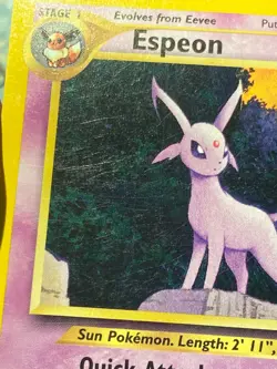 NM / LP Espeon 20/75 Neo Discovery Regular Pokemon - Image 2