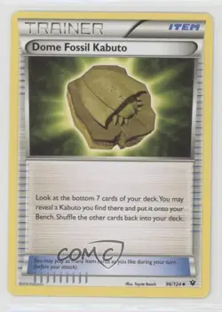 Dome Fossil Kabuto Pokemon XY Fates Collide #96 - Image 1