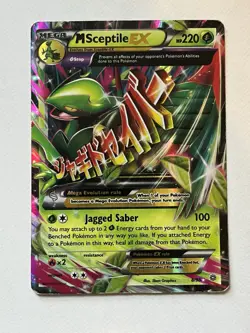 M Sceptile EX 8/98 Holo EX Rare Ancient Origins Mega Pokemon HP DAMAGE - Image 1
