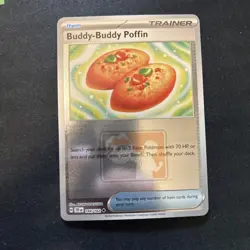 Buddy-Buddy Poffin 144/162 Reverse Holo Play! Prize Pack Series Pokemon TCG - Image 1