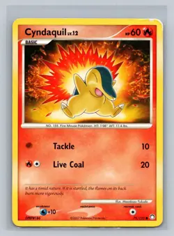Pokemon Cyndaquil Mysterious Treasures 79/123 Mild Play MP+ or Better - Image 1