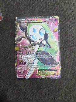 Pokemon TCG Meloetta EX RC25/RC25 Legendary Treasures Radiant Collection Holo LP - Image 1