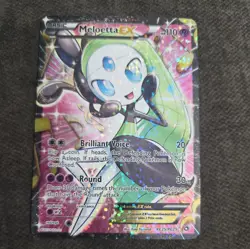 Pokemon TCG Meloetta EX RC25/RC25 Legendary Treasures Radiant Collection Holo LP - Image 2
