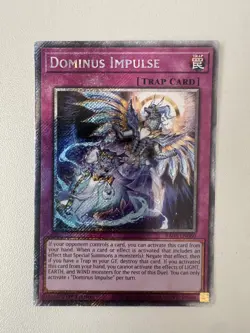 Yugioh - Dominus Impulse RA05-EN080 Prismatic Secret Rare NM+ condition - Image 1