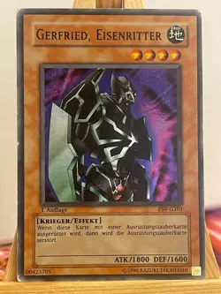 Gerfried, Eisenritter PSV-G101 1st Super Rare Deutsch VG YUGIOH - Image 1