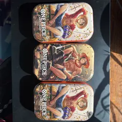 One Piece Tin Pack Set Vol. 2 (TS-02) OP-13 Bandai Factory Sealed - Lot of 3 - Image 1
